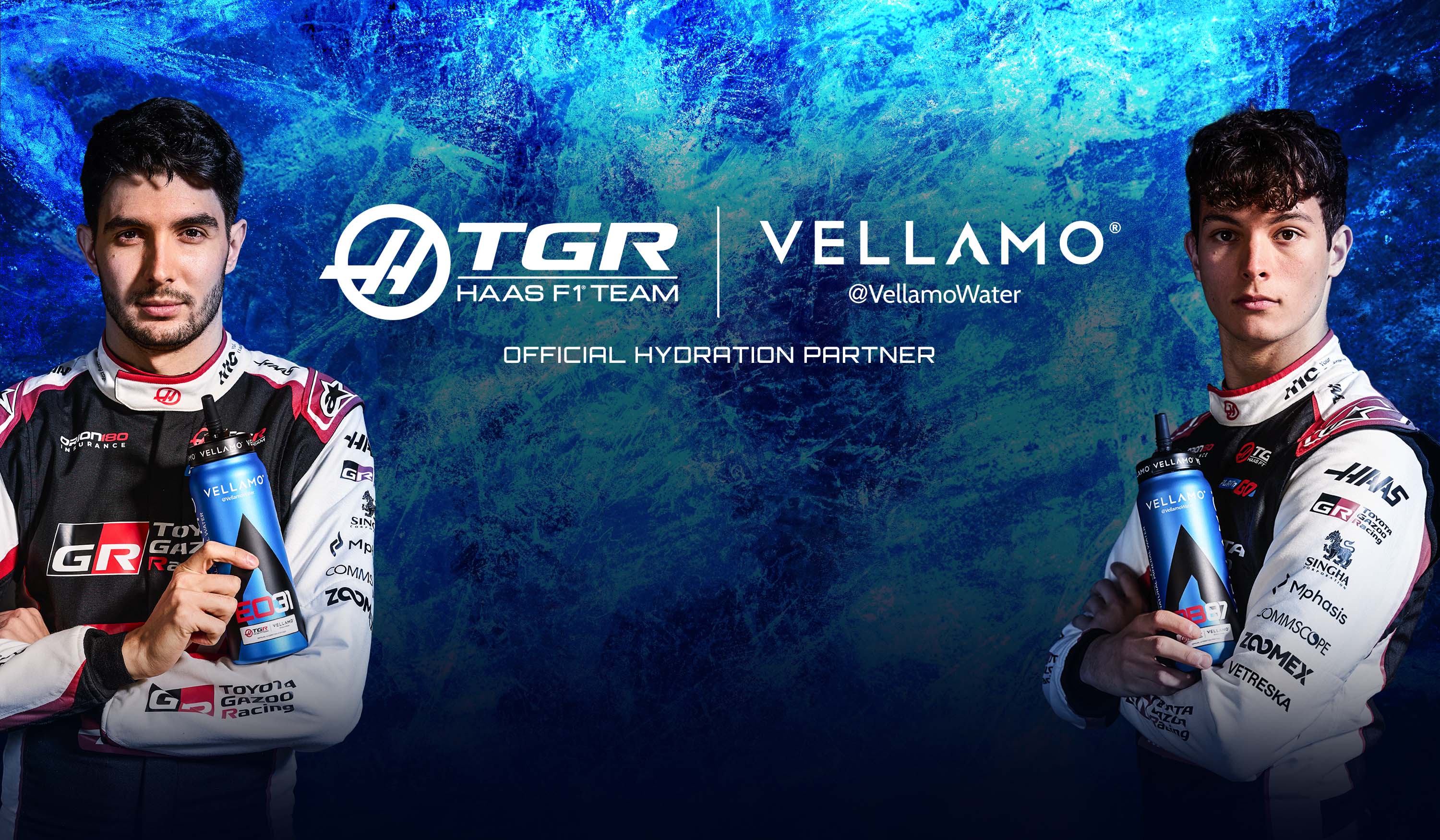 Haas F1 Extends Vellamo Hydration Partnership in Multi-Year Deal