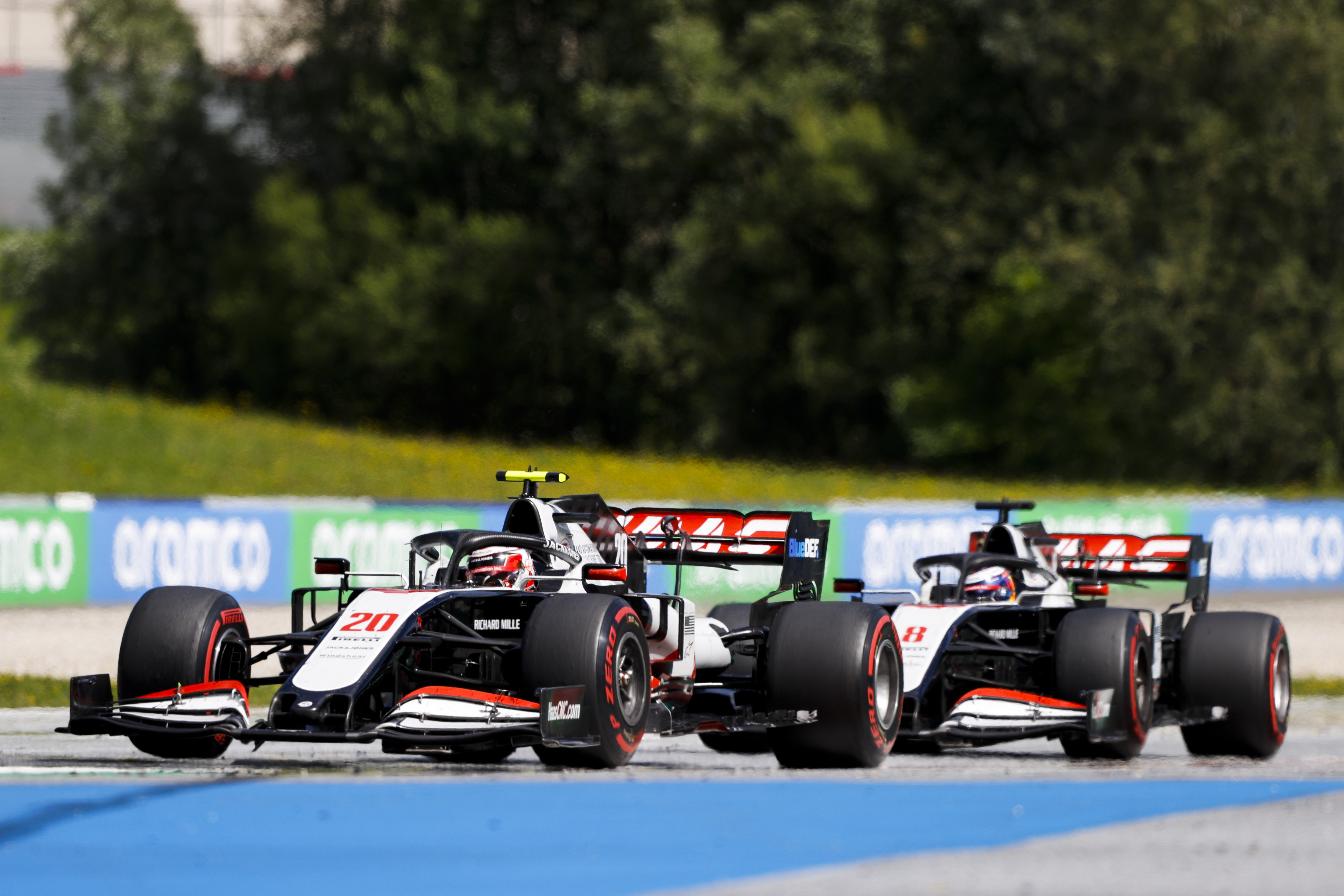 Romain Grosjean and Kevin Magnussen