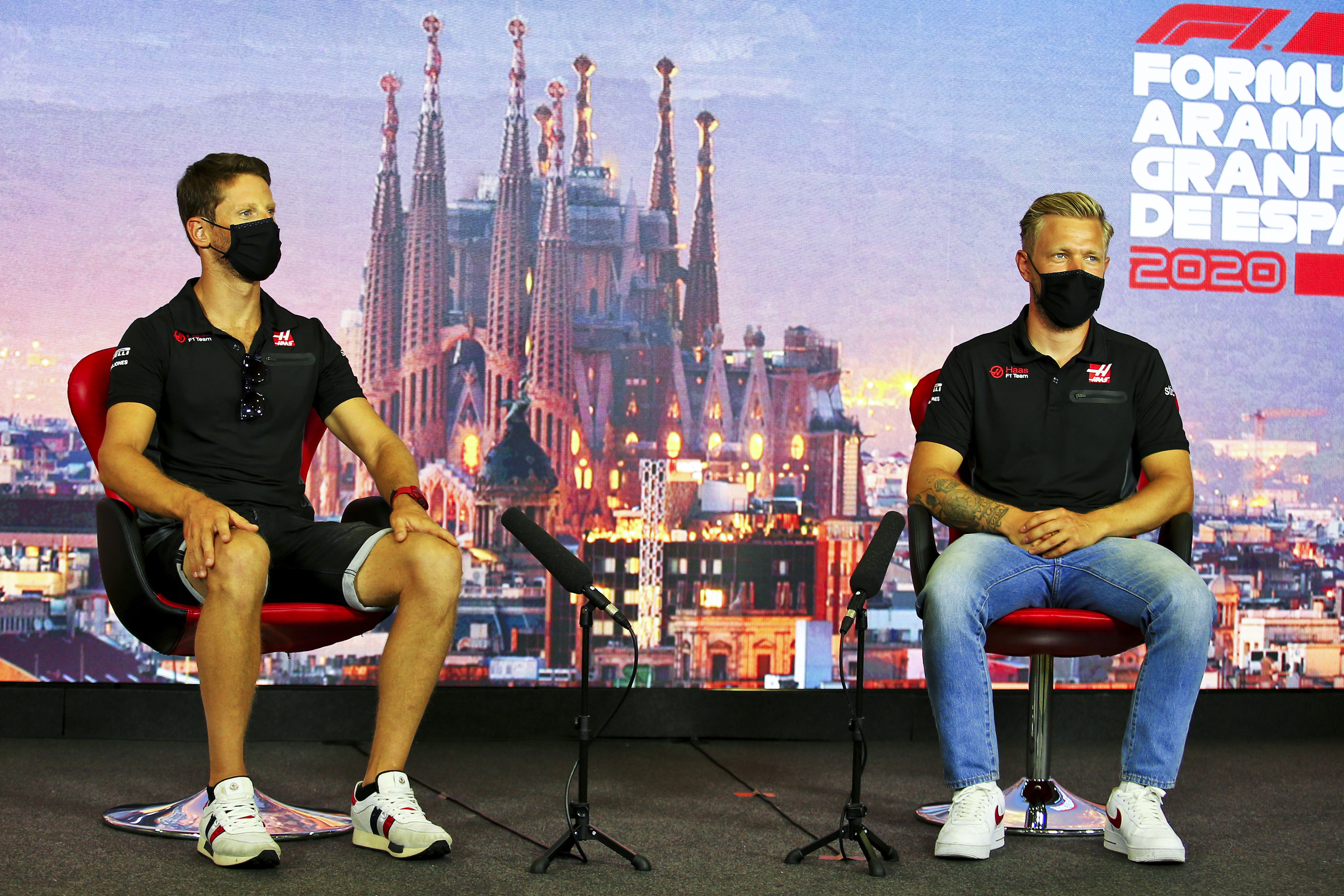 Romain Grosjean and Kevin Magnussen