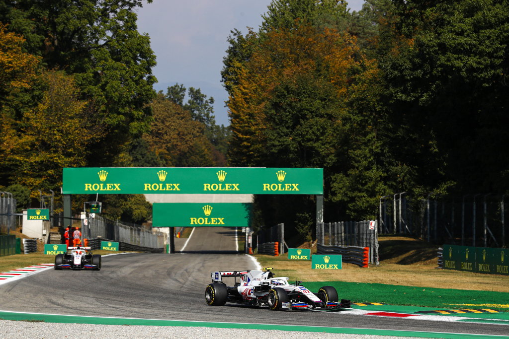 Mick Schumacher leads Nikita Mazepin