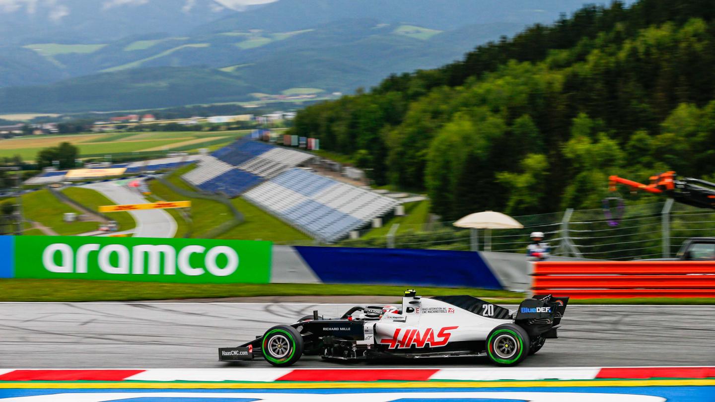 Kevin Magnussen at the Red Bull Ring
