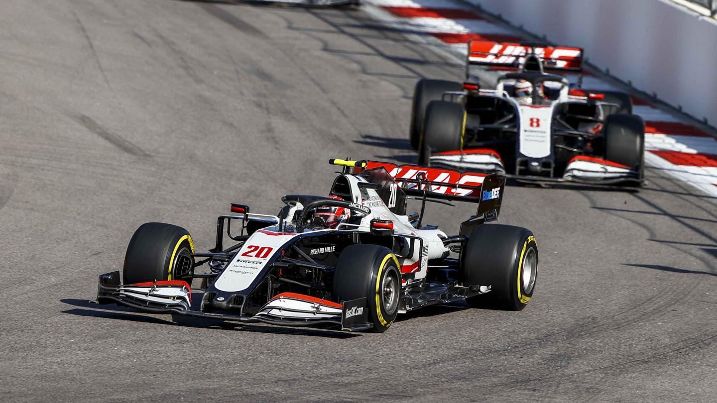 Kevin Magnussen and Romain Grosjean