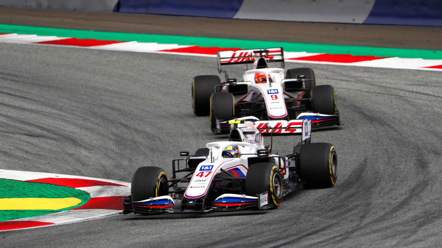 Mick Schumacher and Nikita MAzepin, Uralkali Haas F1 Team