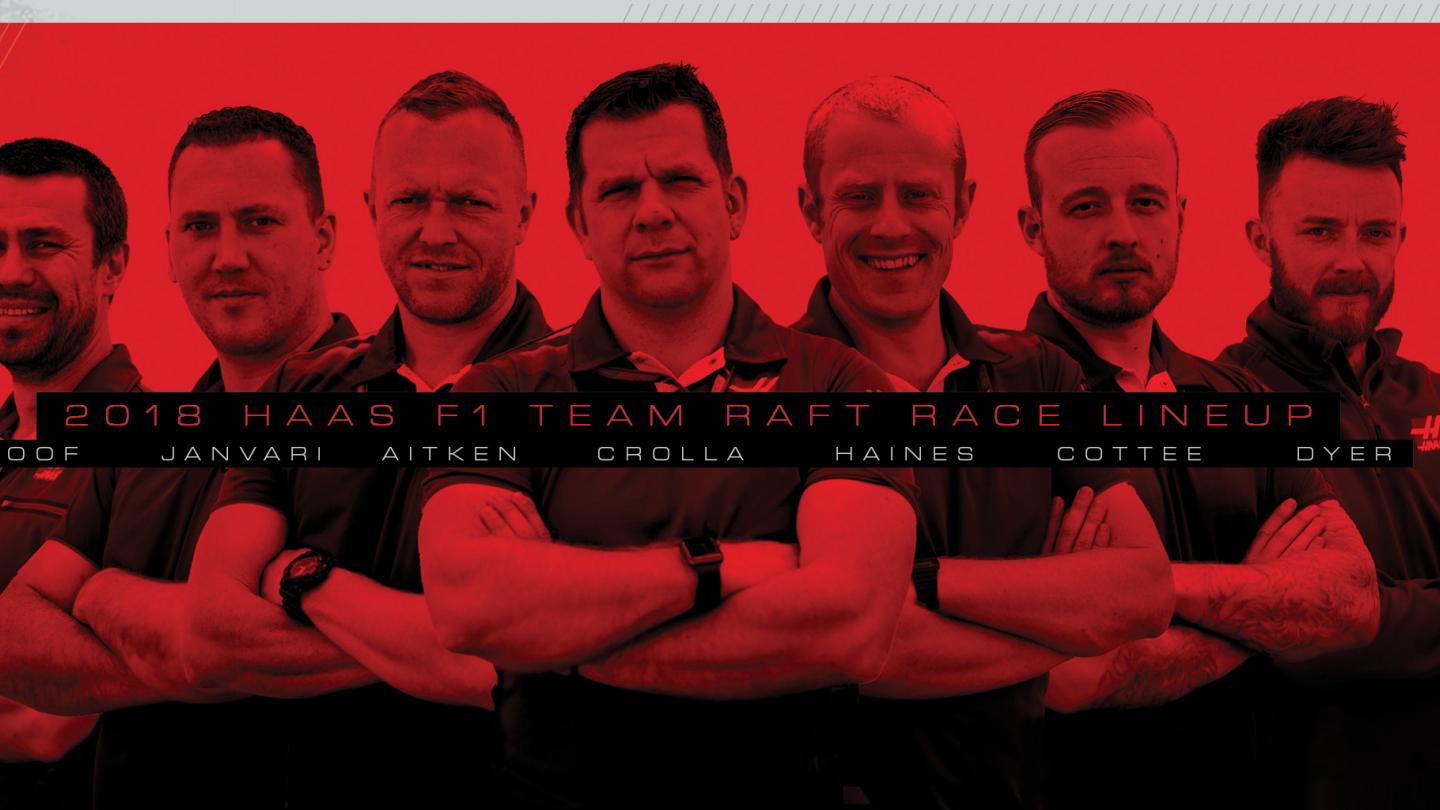 Meet Haas F1's 2018 Raft Team